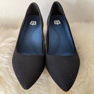 Betabrand Classic Black Mile-Marker Heels